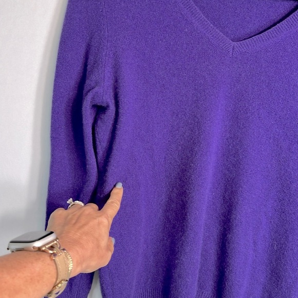 Halogen V-Neck 100% Cashmere Sweater size S - Picture 9 of 9